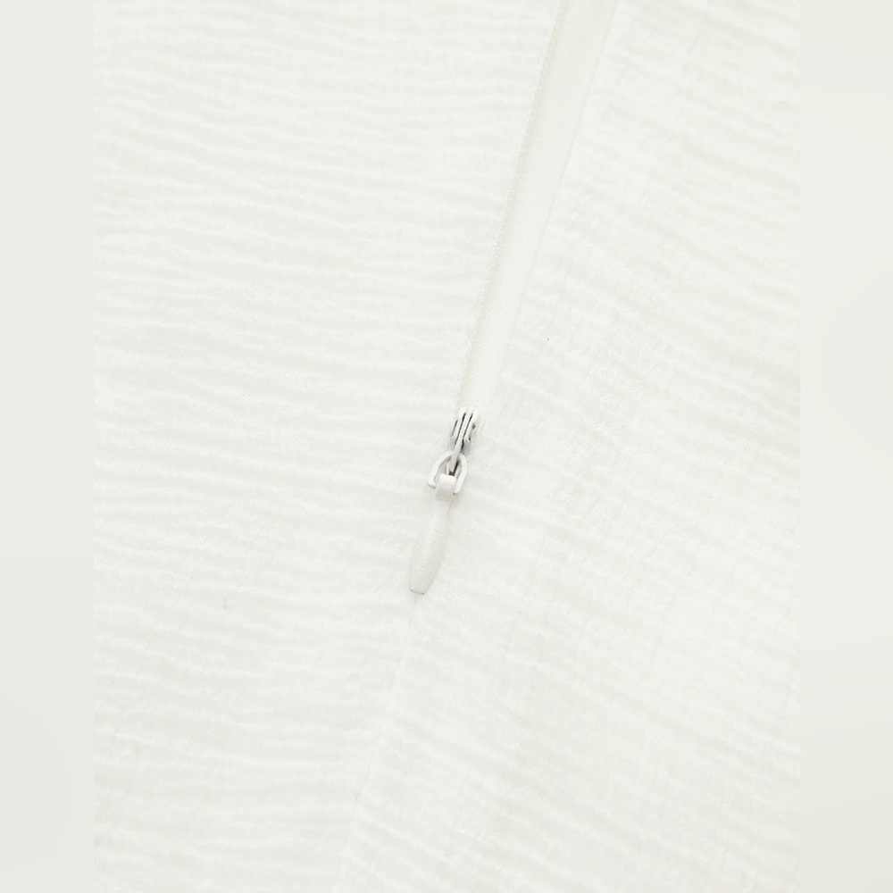 Commense White Ruffled Hem Mini Dress - Picture 9 of 9
